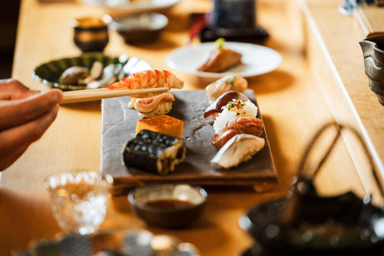 旬の食材を使用した逸品の数々