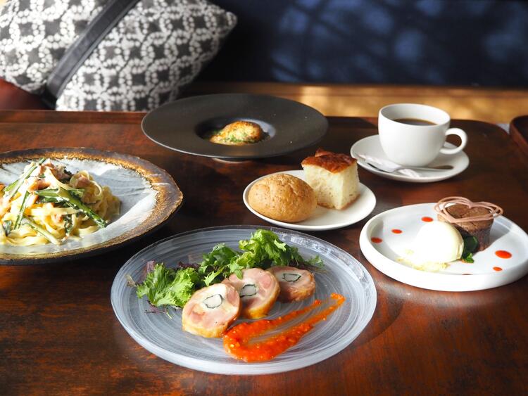 旬な食材を使用したシーズナルランチ