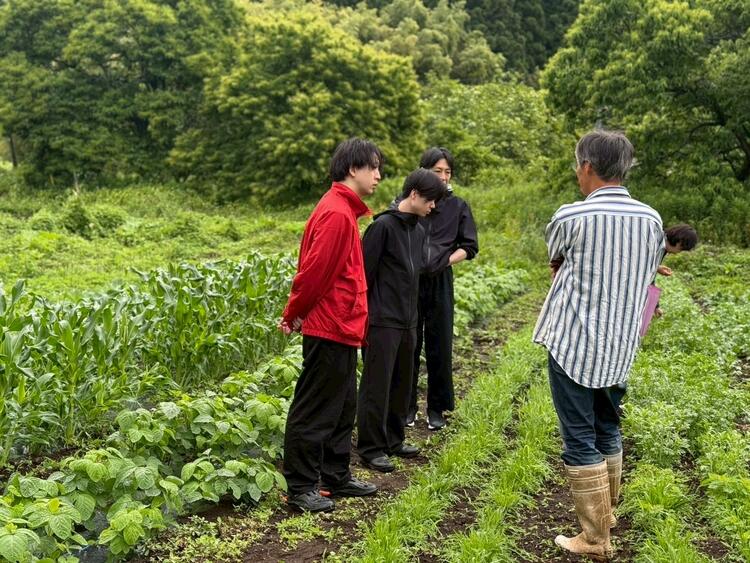 農家訪問の様子
