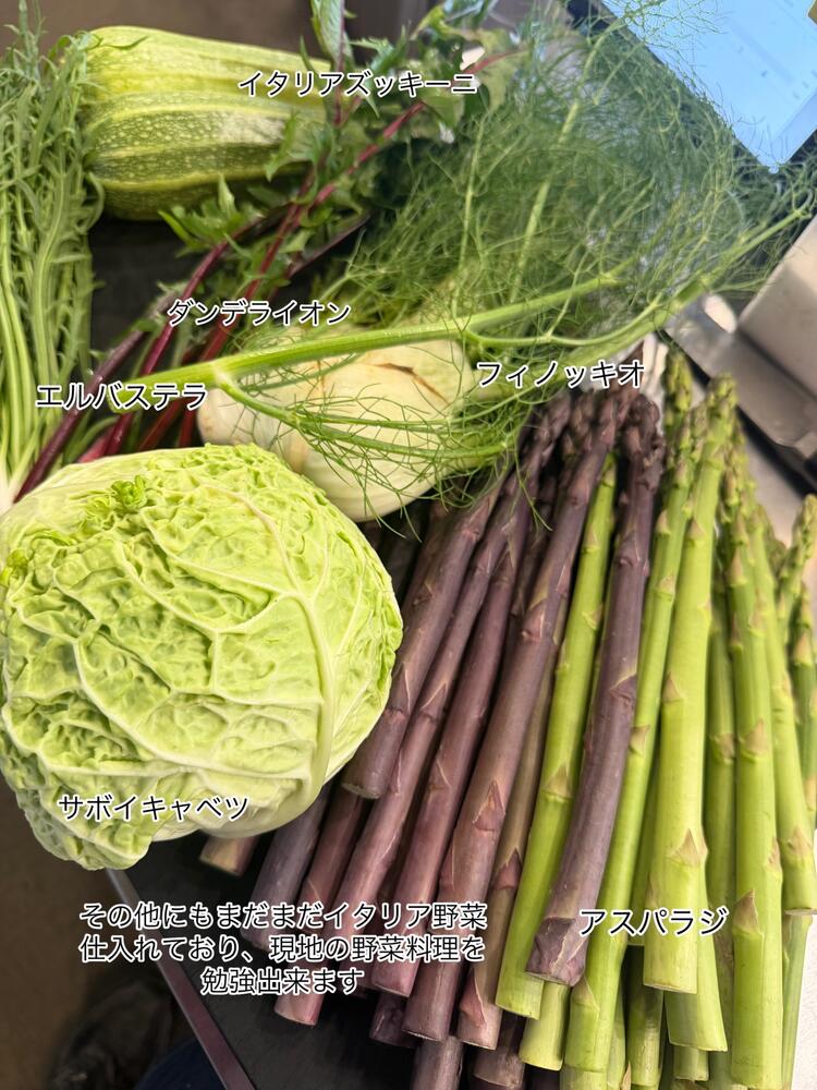 本場のイタリア食材を仕入れています