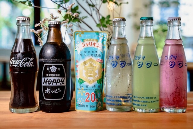 季節の日本酒や自家製ドリンクも大人気