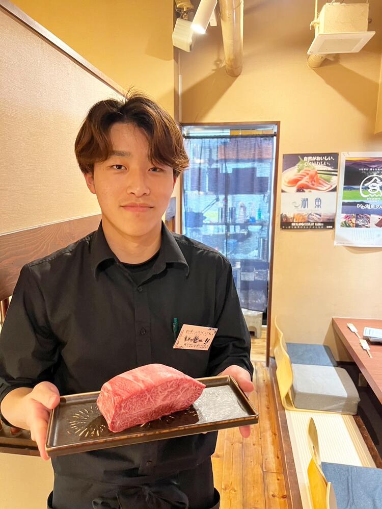 近江牛を使った料理が自慢★