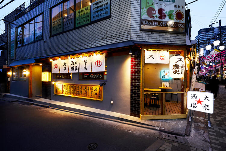 笹塚で話題の、本格寿司×炭火焼鳥酒場