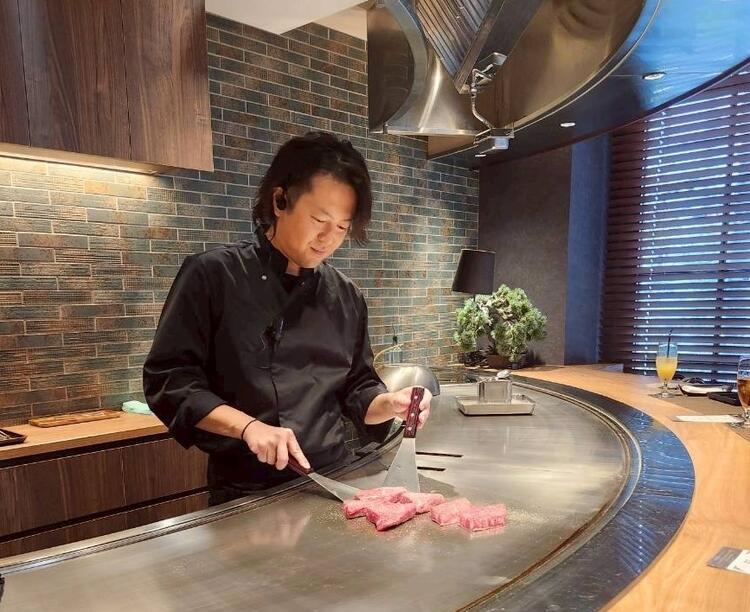 臨場感のあるカウンター