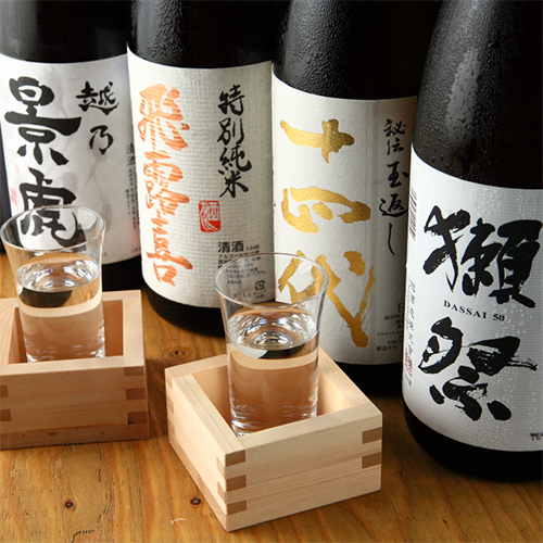 料理に合う日本酒を多数ご用意