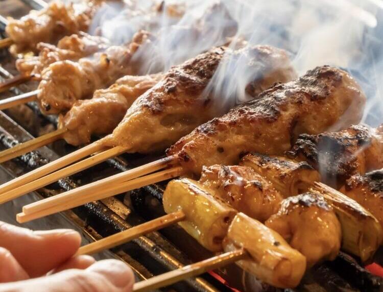 本格炭火焼き鳥◎国産の鶏肉だけを使用◎