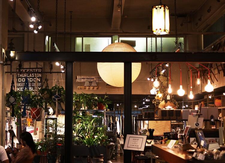 セレクトショップ併設のカフェ★