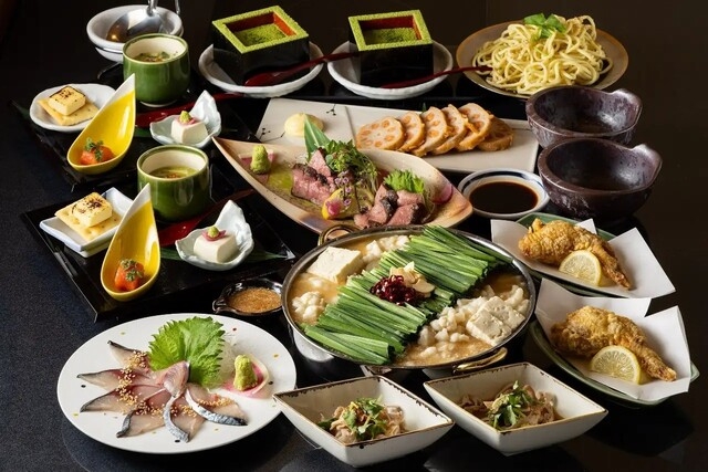もつ鍋のほかに自慢の和食料理も◎