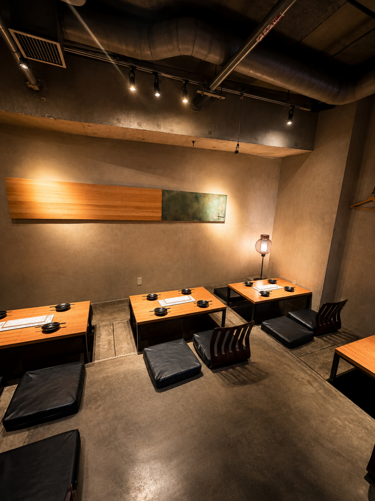 25席ある地下堀こたつ