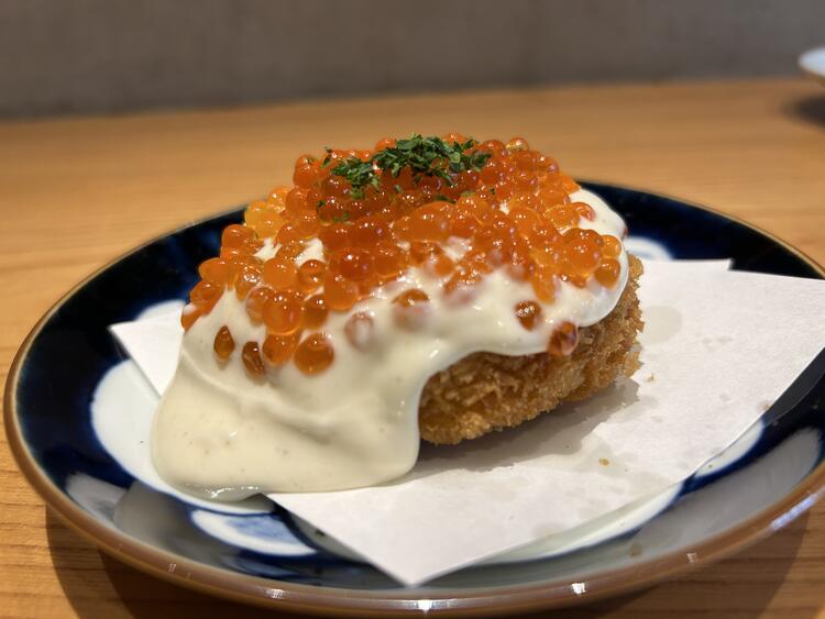 大人気!!創作和食いくらメンチカツ