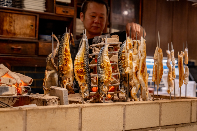 素晴らしい長門の食材を原始焼きで出したい