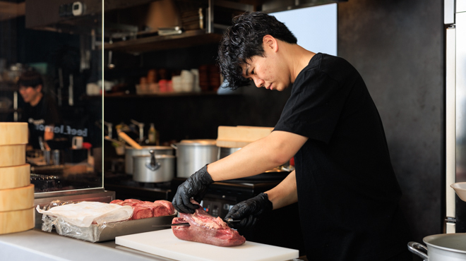 希少な「たん元」を超厚切りで◎