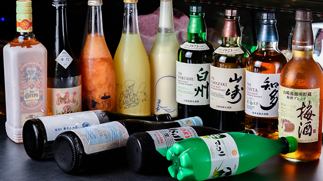 お酒も豊富に取り揃えています！