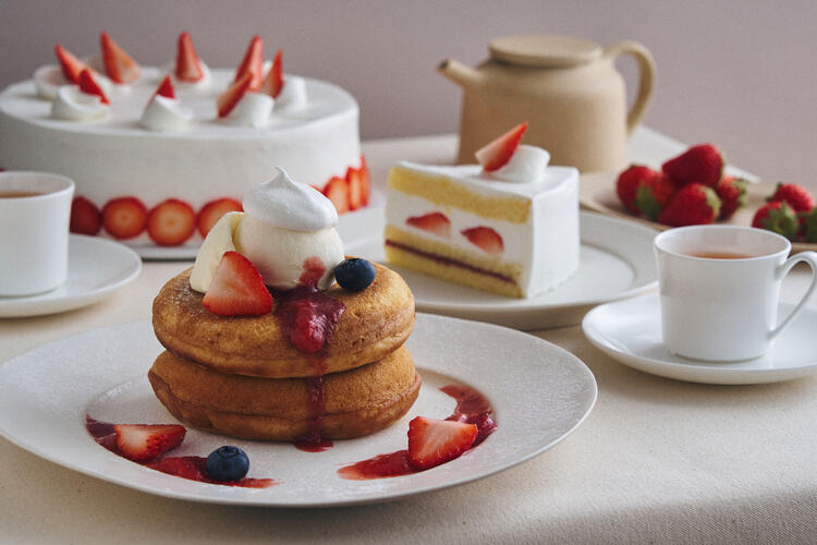 ふわふわでもちもちのパンケーキが大人気！