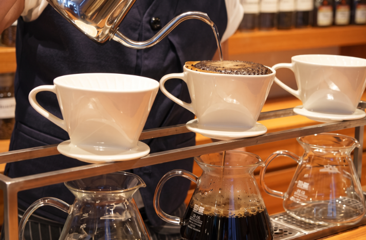1杯ずつ丁寧に淹れています◎