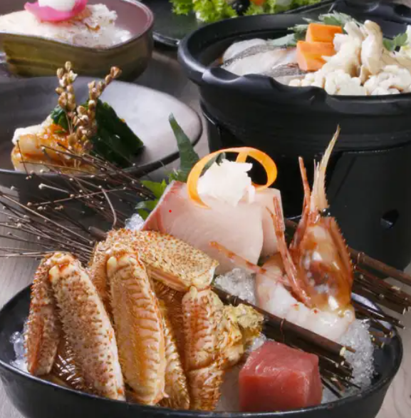 毎日直送の新鮮な海の幸がメイン食材です