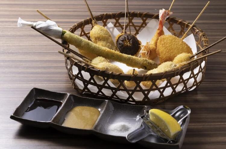 豪華な串の盛り合わせ！