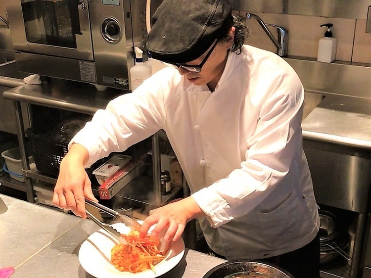 浜崎シェフの一皿は見た目も美味しさも絶品