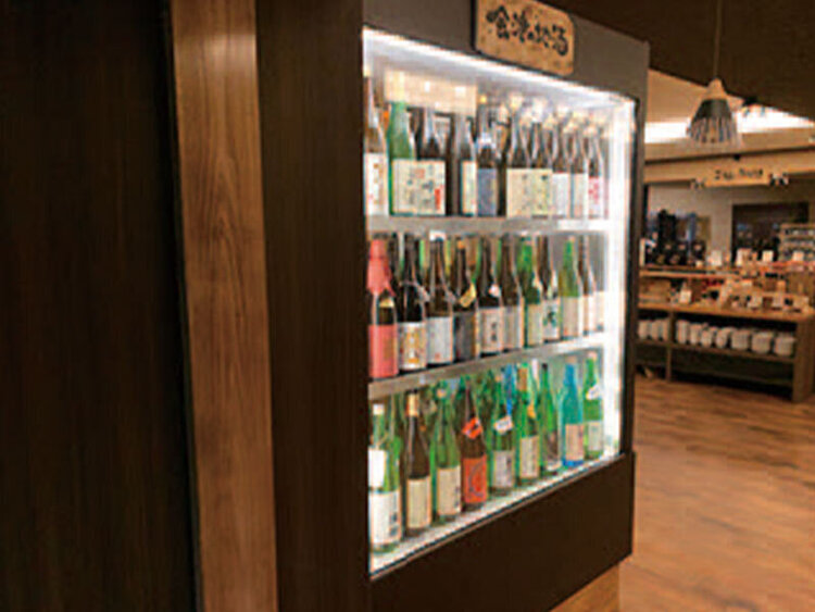 お客様自身で、お好みの日本酒を選べます