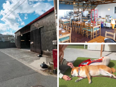 入口はリノベ前の倉庫のまま！大人の隠れ家