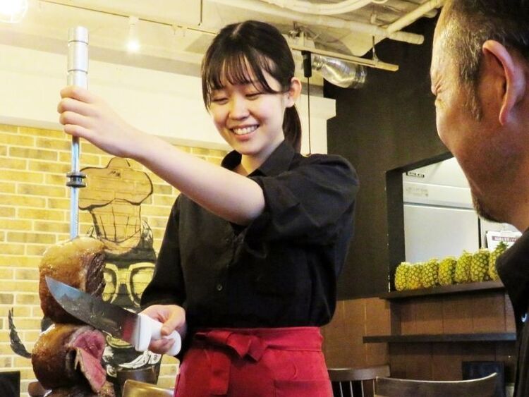 笑顔で届けるシュラスコのライブ感