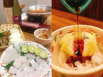 人気系列店の特製出汁を鍋や天つゆに使用