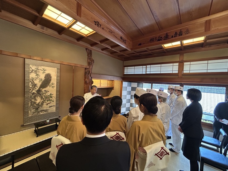 菊乃井の心を学ぶ。これが大事な修業。