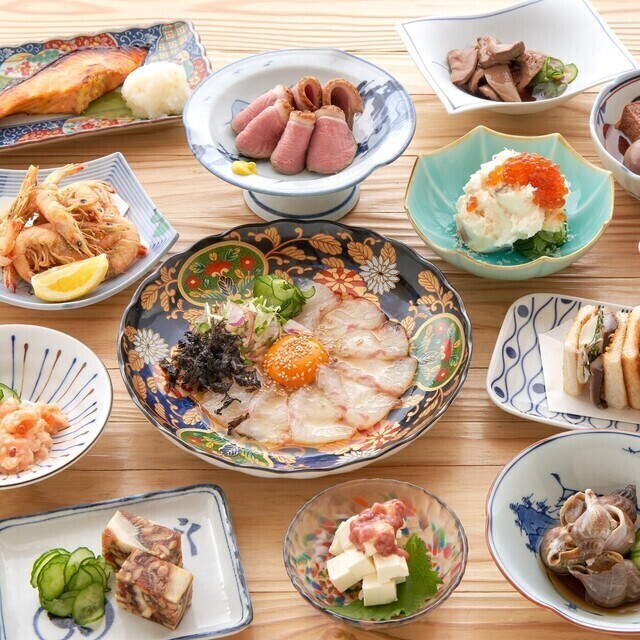 こだわりの創作和食は大人気