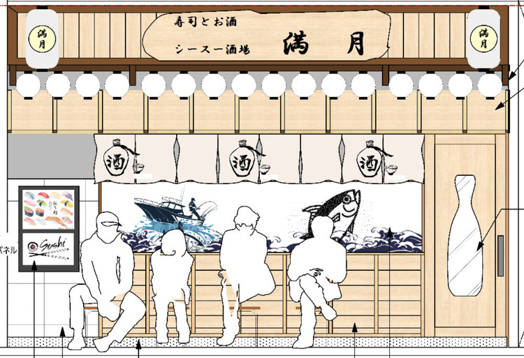 ※パースカットです