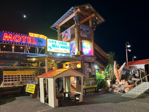 一角はまるで異国のリゾート地♪