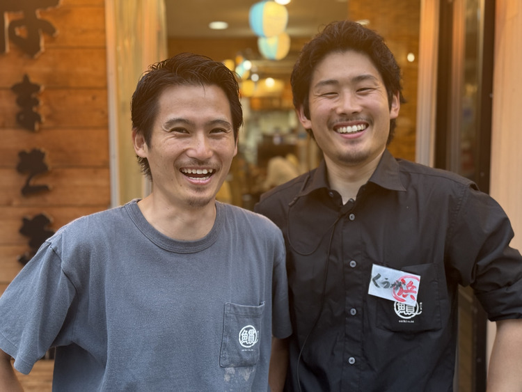 社長(左30歳)と空河さん(右26歳)