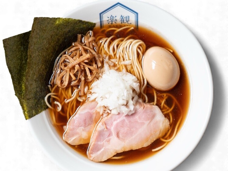 楽観を代表するラーメン☆＜特製 琥珀＞