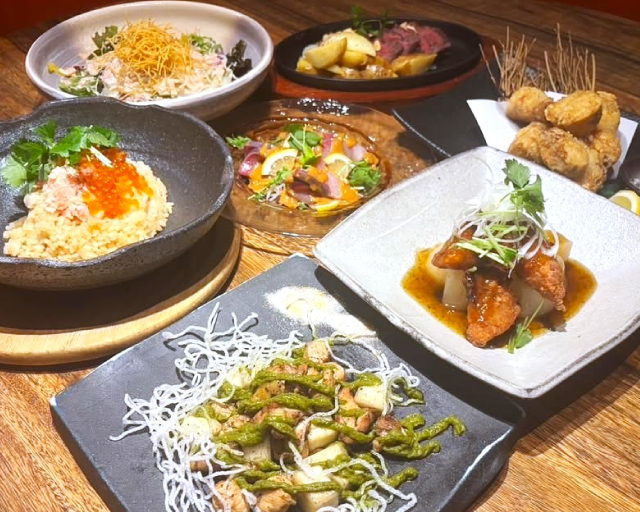 新しい切り口で素材の魅力を活かす創作料理