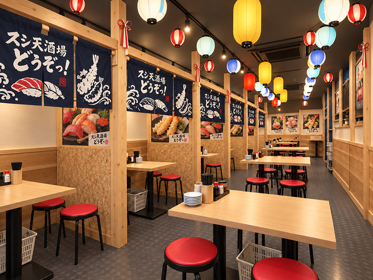 新感覚の寿司×天ぷら酒場◎