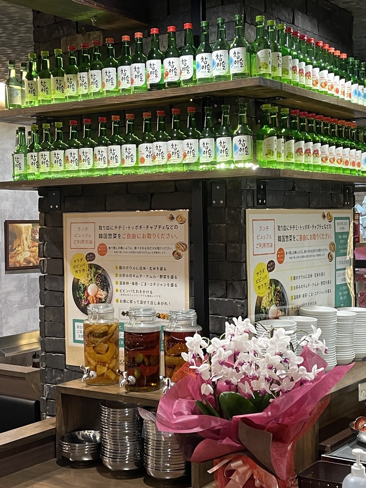 韓国ドリンクも充実のラインナップ◎