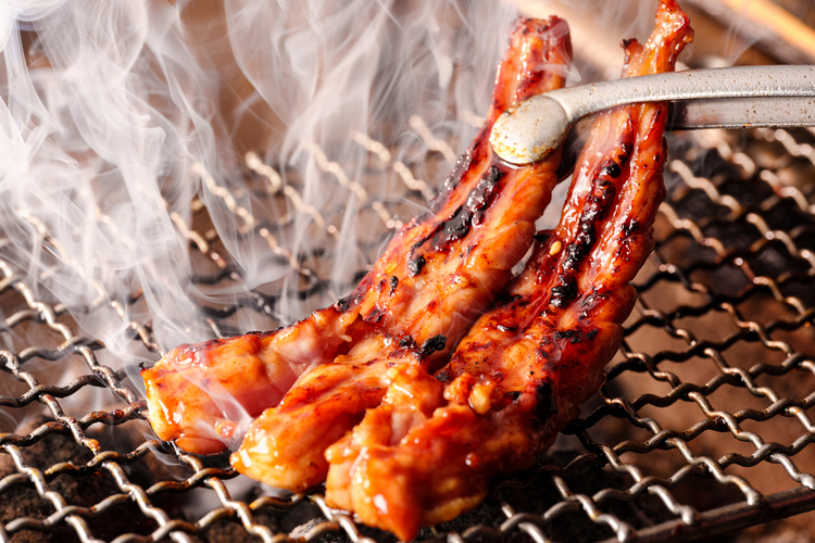 炭の香りで、記憶に残る。