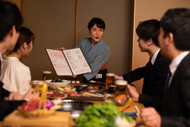 心のこもったおもてなしでお出迎え