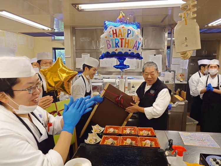 TVで見る通り気さくな大将です。