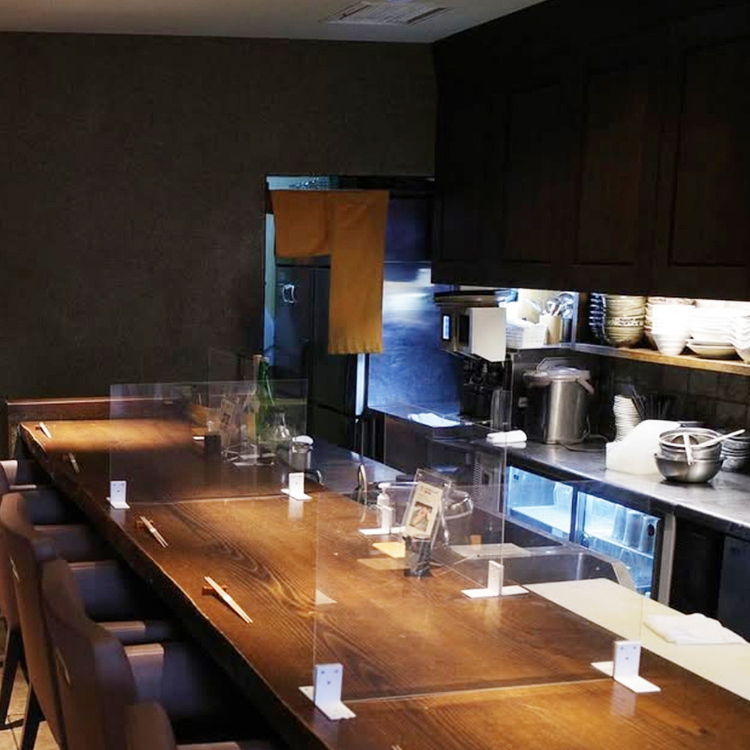 カウンターの風景です!