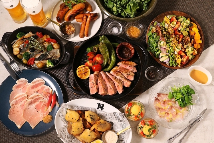 シェフこだわりの遊び心溢れる料理