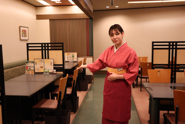 広々とした店内でおもてなし✨