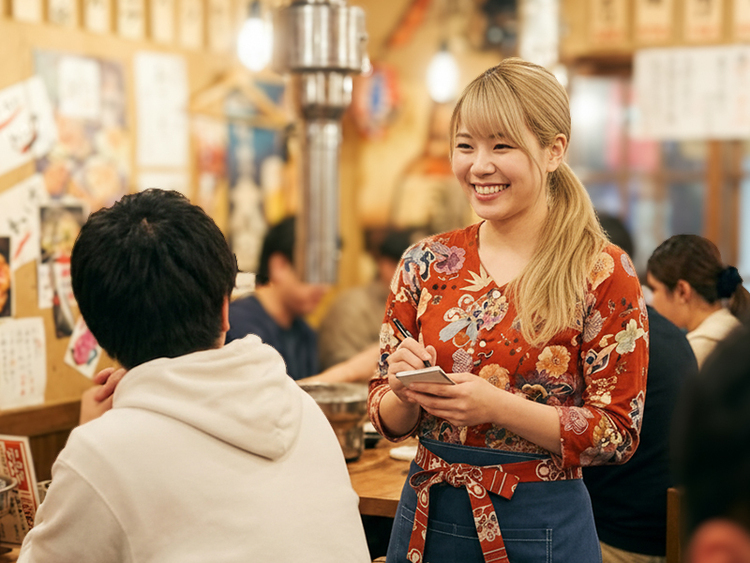 共に働くスタッフも元気一杯です！