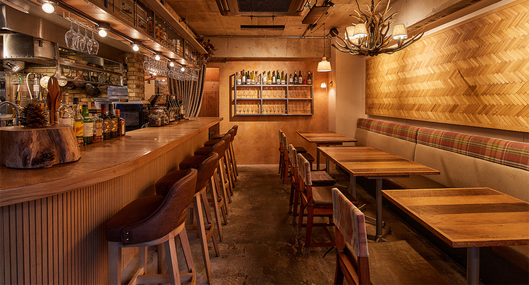 都会の山小屋はお客様の心を引き付ける内装