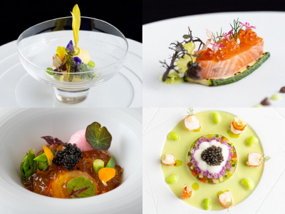 ゲストのハレの日を祝うような繊細な盛付け