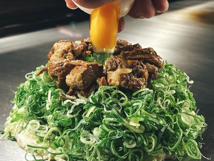 たっぷりのねぎ焼きはオススメの1つ！