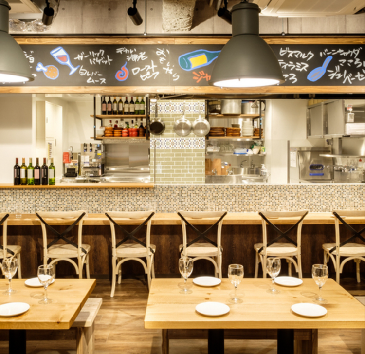 おしゃれなオープンカウンターも★