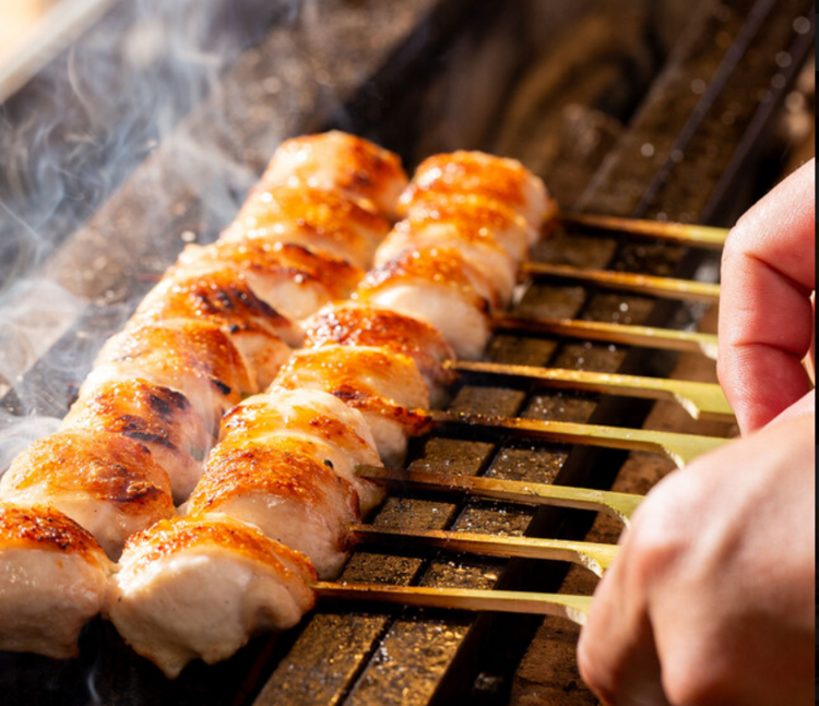 備長炭で仕上げる渾身の一串