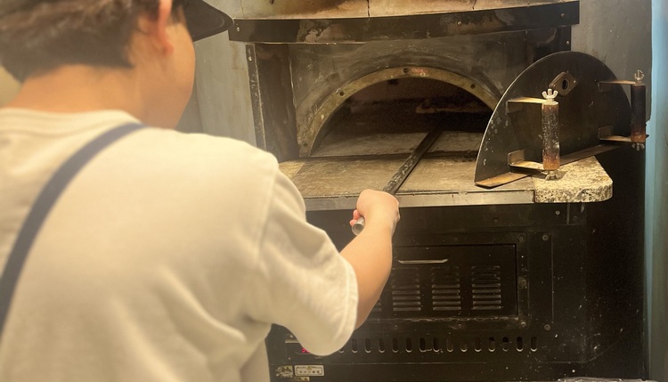 石窯焼きのナポリピッツァ♪