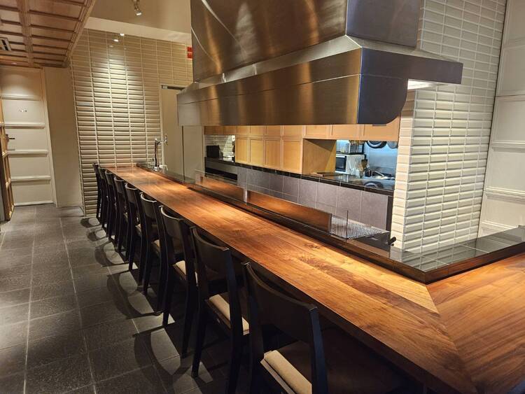 洗練された内装