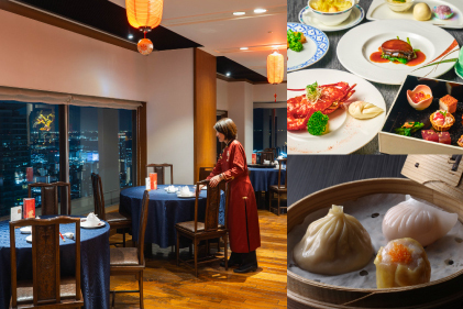 大阪湾や神戸港が一望できるレストラン